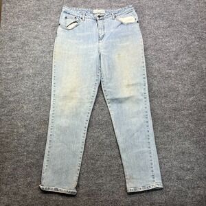 Fade to Blue Classic Stretch Jeans Women's Denim High Rise Pockets Zip Fly - 16